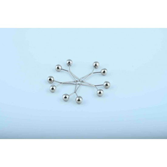 Scarf and Shawl Clips 12 Pieces Silver Color Scarf and Shawl Clips 12 Pieces Silver Color