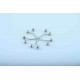 Scarf and Shawl Clips 12 Pieces Silver Color Scarf and Shawl Clips 12 Pieces Silver Color