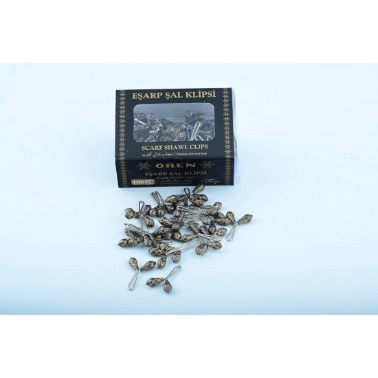 100 Pieces of Barley Scarf and Shawl Clips 100 Pieces of Barley Scarf and Shawl Clips
