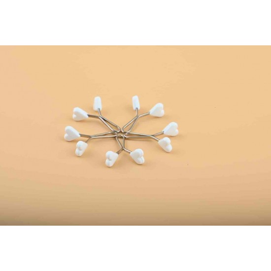 100 Pieces of Heart White Scarf and Shawl Clips 100 Pieces of Heart White Scarf and Shawl Clips