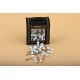 100 Pieces of Stone White Clips