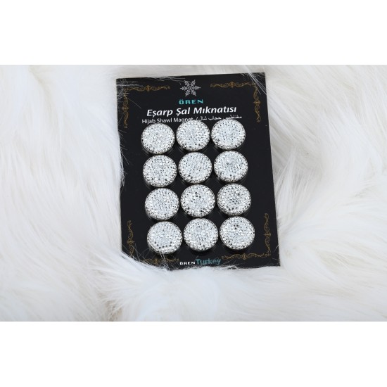 18mm Gray Magnet 12 Pieces 18mm Gray Magnet 12 Pieces