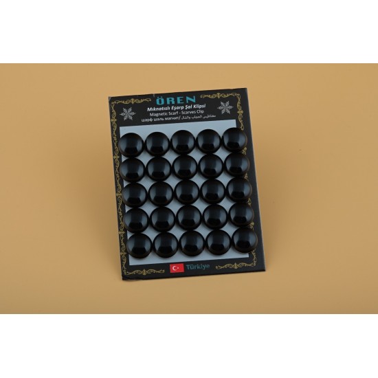 14mm Black 25 Piece Magnets 14mm Black 25 Piece Magnets