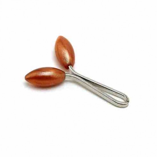 Barley Stone Scarf Shawl Clip Wooden Colors 12 pcs Barley Stone Scarf Shawl Clip Wooden Colors 12 pcs