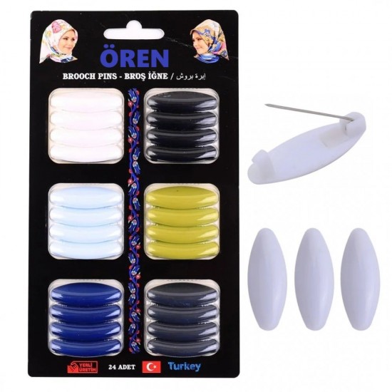 Plastic Hook Scarf and Shawl Needle Mix Color ( 24 pcs ) Plastic Hook Scarf and Shawl Needle Mix Color ( 24 pcs )