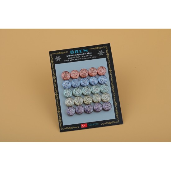 12mm Mixed Janjan Color Magnet