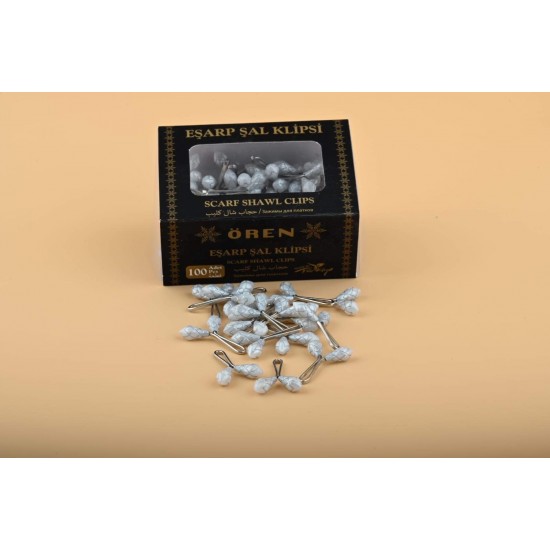 100 Piece Barley Clip Gray 100 Piece Barley Clip Gray