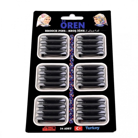Plastic Hook Scarf and Shawl Needle Black Color ( 24 pcs ) Plastic Hook Scarf and Shawl Needle Black Color ( 24 pcs )