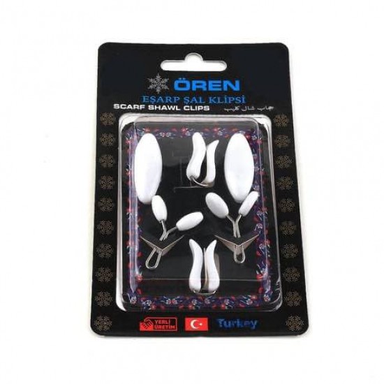 Scarf Shawl Clip Needle Set 6 Pieces