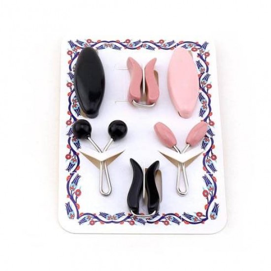 Scarf Shawl Clip Set 6 Pieces