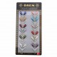 Mixed Color Drop Scarf Shawl Buckle 12 pcs Mixed Color Drop Scarf Shawl Buckle 12 pcs