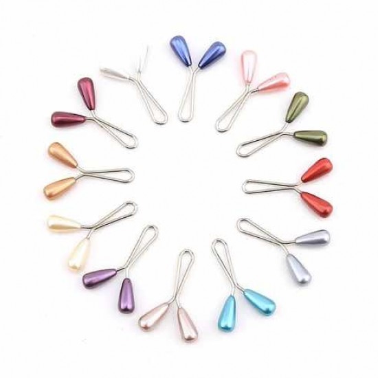Mixed Color Drop Scarf Shawl Buckle 12 pcs Mixed Color Drop Scarf Shawl Buckle 12 pcs