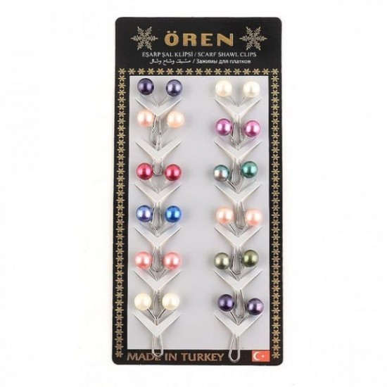 Mixed Color Scarf Shawl Buckle 12 pcs Mixed Color Scarf Shawl Buckle 12 pcs