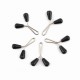 Black Drop Scarf Shawl Buckle 12 pieces