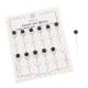 Crystal Stone Black Scarf Needle 12 Pieces Crystal Stone Black Scarf Needle 12 Pieces