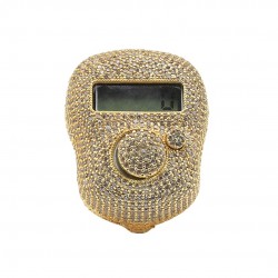 Gold zikir counter Rosary with Zircon Stone Gold zikir counter Rosary with Zircon Stone