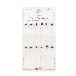 Crystal Stone Scarf Needle 12 Pieces Crystal Stone Scarf Needle 12 Pieces