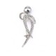 Stone And Pearl Silver Color Brooch Stone And Pearl Silver Color Brooch