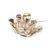 Crystal Stone Crown Brooch Crystal Stone Crown Brooch