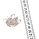 Crystal Stone Crown Brooch Crystal Stone Crown Brooch