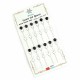 Crystal Black Stone Scarf Shawl Needle 12 Pcs