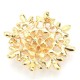 Golden Color Pearl Flower Brooch Golden Color Pearl Flower Brooch