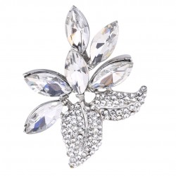 Silver color flower brooch Silver color flower brooch