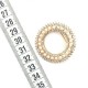 Gold color pearls sun brooch Gold color pearls sun brooch