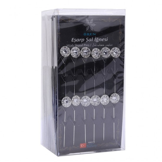 Crystal Stone Scarf Needle 144 Pieces Wholesale Crystal Stone Scarf Needle 144 Pieces Wholesale