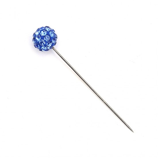 Crystal Stone Blue Scarf Needle 144 Pieces Wholesale Crystal Stone Blue Scarf Needle 144 Pieces Wholesale