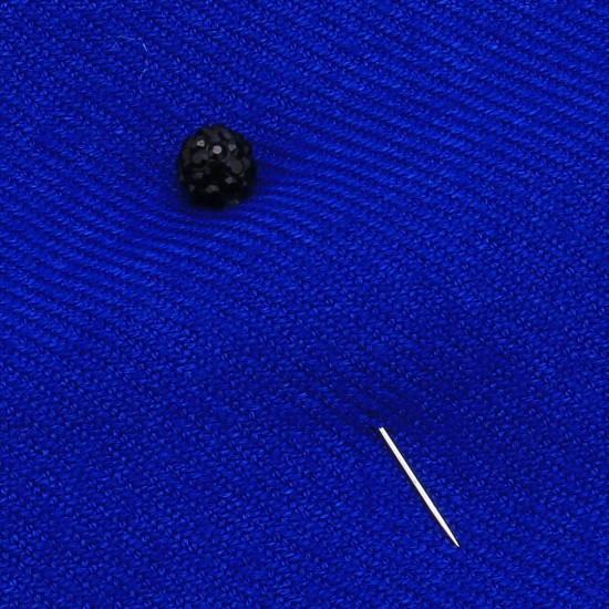 Crystal Stone Black Scarf Needle 144 Pieces Wholesale