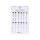 Bright Yellow Crystal Stone Scarf Needle 12 Pcs Bright Yellow Crystal Stone Scarf Needle 12 Pcs