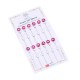 12 Pieces of Pink Floral Scarf Needles 12 Pieces of Pink Floral Scarf Needles