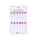 12 Pieces of Pink Floral Scarf Needles 12 Pieces of Pink Floral Scarf Needles
