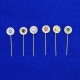 Mixed Colorful Crystal Stone Scarf Needle 12pcs Mixed Colorful Crystal Stone Scarf Needle 12pcs