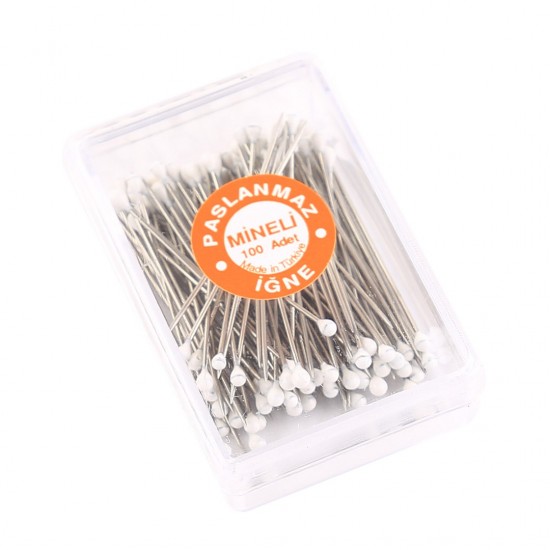 24 Pack of Minine Needle White Color (2400pcs)
