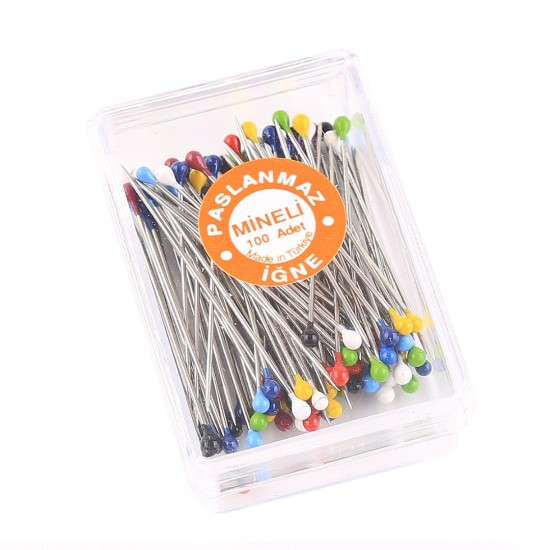 24 Pack of Mini Needle Mixed Color (2400pcs) 24 Pack of Mini Needle Mixed Color (2400pcs)